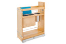 REV A SHELF : Wood Base Cabinet Knife Block Pullout Organizer w/ Soft-Close