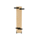 REV A SHELF : 5" Craftsman Collection Solid Maple Knife Block Pullout Organizer w/ Black Accents and BLUM Soft-Close Slides for 9" Base Cabinets