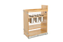 REV A SHELF : Wood Base Cabinet Utensil Pullout Organizer w/ Soft-Close