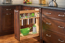 REV A SHELF : Wood Base Cabinet Utensil Pullout Organizer w/ Soft-Close