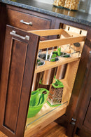 REV A SHELF : Wood Base Cabinet Utensil Pullout Organizer w/ Soft-Close