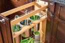REV A SHELF : Wood Base Cabinet Utensil Pullout Organizer w/ Soft-Close