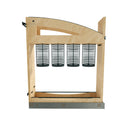 REV A SHELF : 5" Craftsman Collection Solid Maple Utensil Pullout Organizer w/ Black Accents and BLUM Soft-Close Slides for 9" Base Cabinets