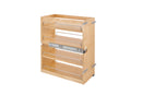 REV A SHELF : Wood Base Cabinet Pullout Organizer w/ Soft-Close