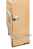 REV A SHELF : Wood Base Cabinet Pullout Organizer w/ Soft-Close