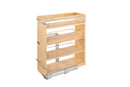 REV A SHELF : Wood Base Cabinet Pullout Organizer w/ Soft-Close