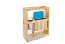 REV A SHELF : Wood Base Cabinet Knife Block Pullout Organizer w/ Soft-Close