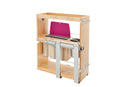 REV A SHELF : Wood Base Cabinet Knife Block Pullout Organizer w/ Soft-Close