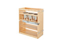 REV A SHELF : Wood Base Cabinet Utensil Pullout Organizer w/ Soft-Close