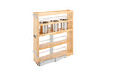 REV A SHELF : Wood Base Cabinet Utensil Pullout Organizer w/ Soft-Close