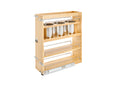 REV A SHELF : Wood Base Cabinet Utensil Pullout Organizer w/ Soft-Close