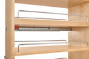 REV A SHELF : Wood Base Cabinet Utensil Pullout Organizer w/ Soft-Close