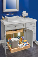 REV A SHELF : Wood Vanity Sink Cabinet Pullout Organizer