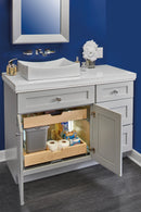 REV A SHELF : Wood Vanity Sink Cabinet Pullout Organizer