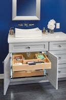 REV A SHELF : Wood Vanity Sink Cabinet Pullout Organizer