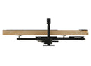 REV A SHELF : Maple Single-Tier Craftsman Collection Girasolo w/ Soft-Close and Black Accents for 12” Right Opening/Blind Left Corner Cabinet