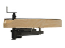 REV A SHELF : Maple Single-Tier Craftsman Collection Girasolo w/ Soft-Close and Black Accents for 15” Right Opening/Blind Left Corner Cabinet