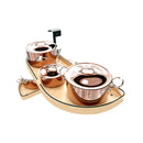 REV A SHELF : Two-Tier Craftsman Collection Maple Girasolo w/ Soft-Close and Black Accents for Left Opening/Blind Right Corner Cabinet - 15" Opening