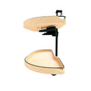 REV A SHELF : Two-Tier Craftsman Collection Maple Girasolo w/ Soft-Close and Black Accents for Left Opening/Blind Right Corner Cabinet - 18" Opening