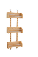 REV A SHELF : Wood Wall Cabinet Adjustable Spice Rack