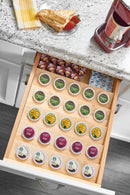 REV A SHELF : Wood K-Cup Cabinet Drawer Insert Organizer