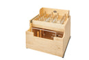 REV A SHELF : Wood Base Cabinet Cookware Pullout Organizer w/ Soft-Close
