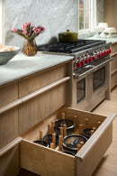 REV A SHELF : Wood Trim-to-Fit Drawer Peg Board Insert with Wooden Pegs