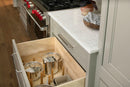 REV A SHELF : Wood Trim-to-Fit Drawer Peg Board Insert with Wooden Pegs