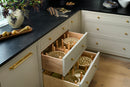 REV A SHELF : Wood Trim-to-Fit Drawer Peg Board Insert with Wooden Pegs