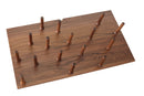 REV A SHELF : Walnut Trim-to-Fit Drawer Peg Board Insert with Wooden Pegs