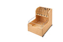 REV A SHELF : Wood Base Cabinet Food Storage Container Pullout Organizer w/ Soft-Close