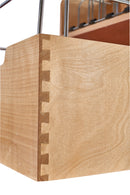 REV A SHELF : Wood Base Cabinet Food Storage Container Pullout Organizer w/ Soft-Close