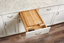REV A SHELF : Wood Knife Organizer and Cutting Board Replacement Drawer System w/ Soft-Close