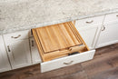 REV A SHELF : Wood Knife Organizer and Cutting Board Replacement Drawer System w/ Soft-Close