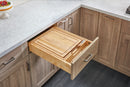 REV A SHELF : Wood Knife Organizer and Cutting Board Replacement Drawer System w/ Soft-Close