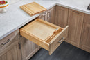 REV A SHELF : Wood Knife Organizer and Cutting Board Replacement Drawer System w/ Soft-Close