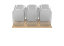 REV A SHELF : Maple OXO Drawer Insert Organizer for 18” Base Cabinet Deep Drawers