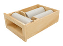 REV A SHELF : Natural Maple Paper Towel Drawer System w/o Slides for 18” Base Cabinets