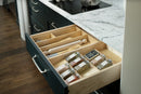 REV A SHELF : Wood Trim-to-Fit Spice Drawer Insert Organizer