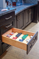 REV A SHELF : Wood Trim-to-Fit Spice Drawer Insert Organizer