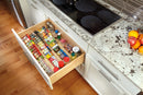 REV A SHELF : Wood Trim-to-Fit Spice Drawer Insert Organizer