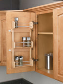 REV A SHELF : Wood Wall Cabinet Spice Rack Organizer
