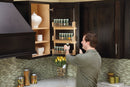 REV A SHELF : Wood Wall Cabinet Spice Rack Organizer
