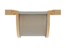 REV A SHELF : Natural Maple/Stainless-Steel Produce Basket for 15” Base Cabinets
