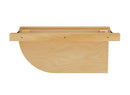 REV A SHELF : Natural Maple/Stainless-Steel Produce Basket for 15” Base Cabinets