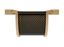 REV A SHELF : Natural Maple/Black Produce Basket for 15” Base Cabinets