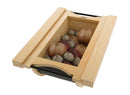 REV A SHELF : Natural Maple/Black Produce Basket for 15” Base Cabinets
