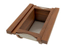 REV A SHELF : Walnut/Stainless-Steel Produce Basket for 15” Base Cabinets