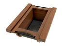 REV A SHELF : Walnut/Black Produce Basket for 15” Base Cabinets