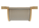 REV A SHELF : Natural Maple/Stainless-Steel Produce Basket for 18” Base Cabinets